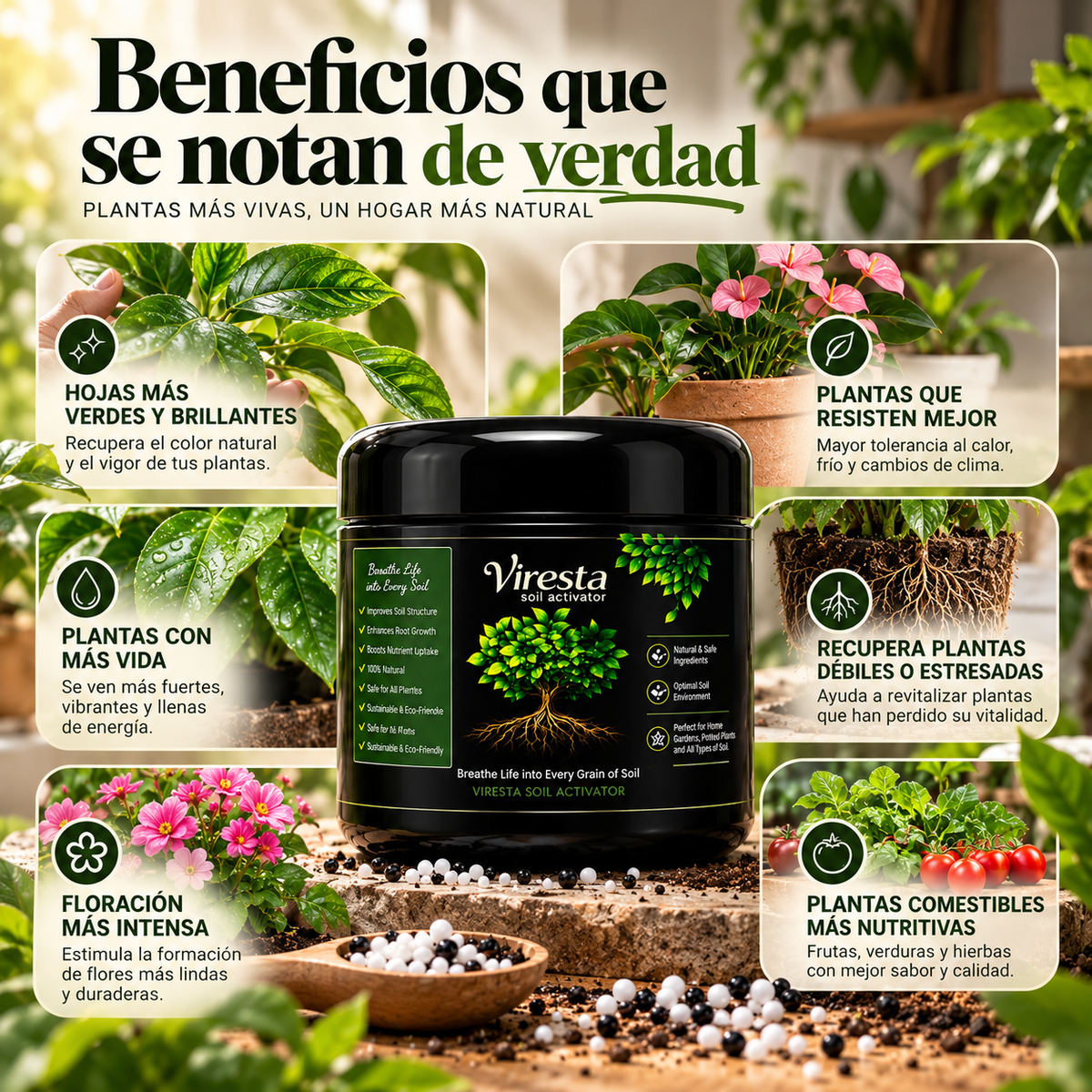 Viresta Soil Activator: cuida tu tierra, cultiva mejores plantas🌱