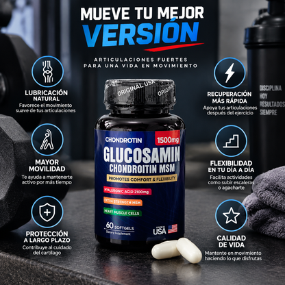 Glucosamin Chondroitin- Movimiento y bienestar 🦴