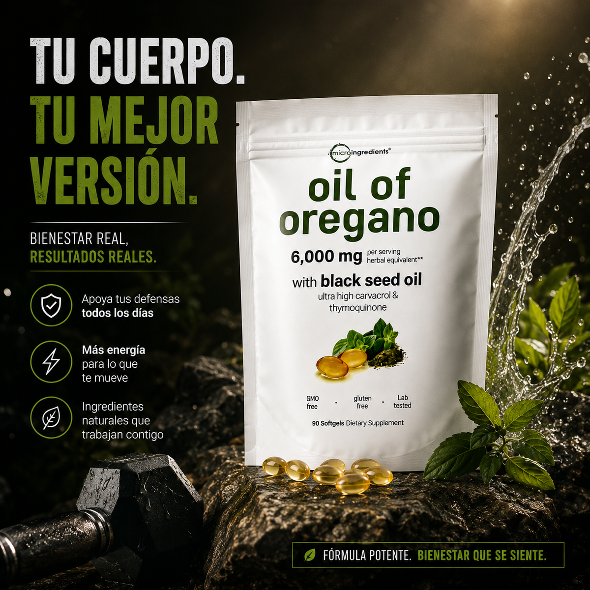 Oil Of Oregan Soft Gel- Bienestar natural diario 🌿