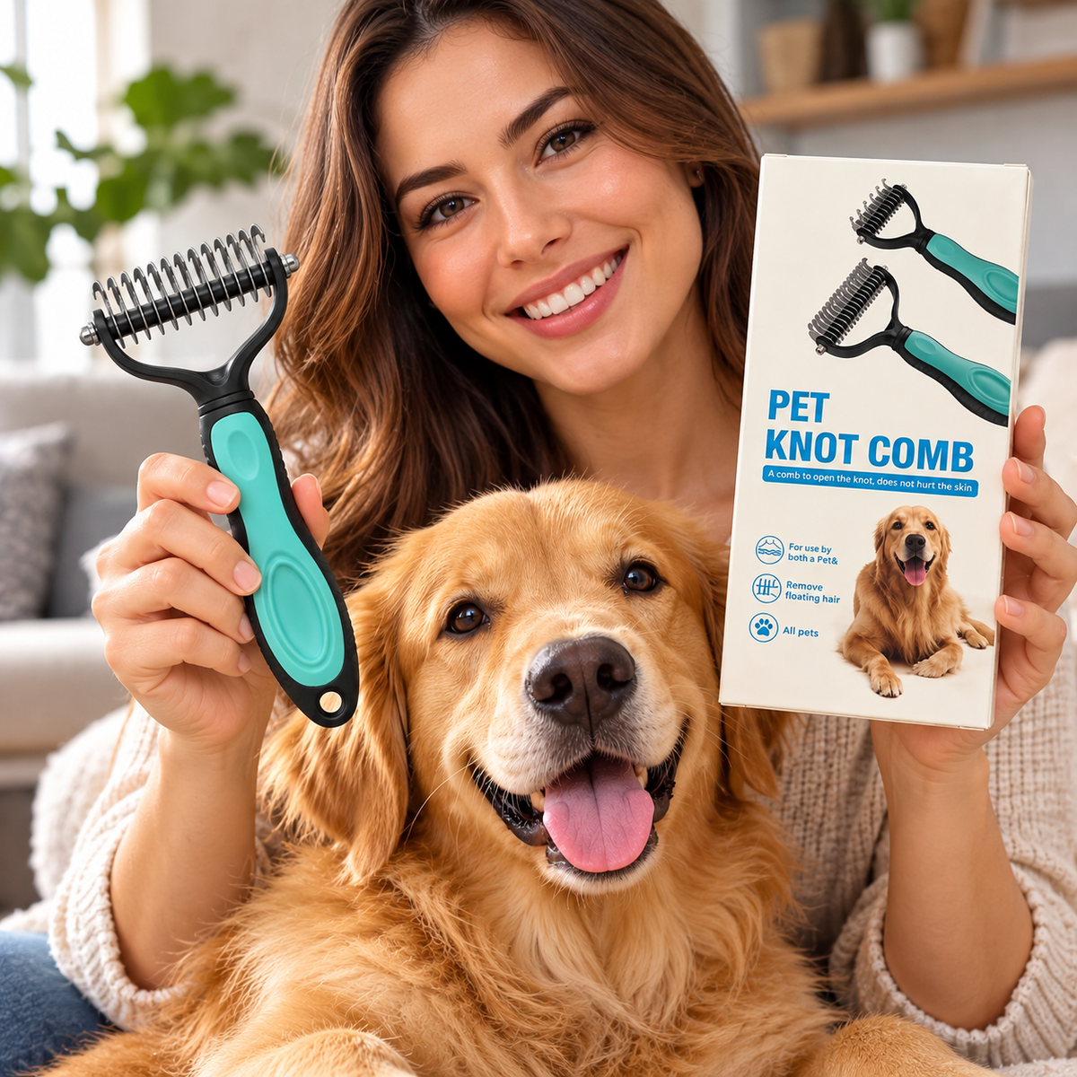 Mini Cepillo Removedor Pelo Para Mascota🐾