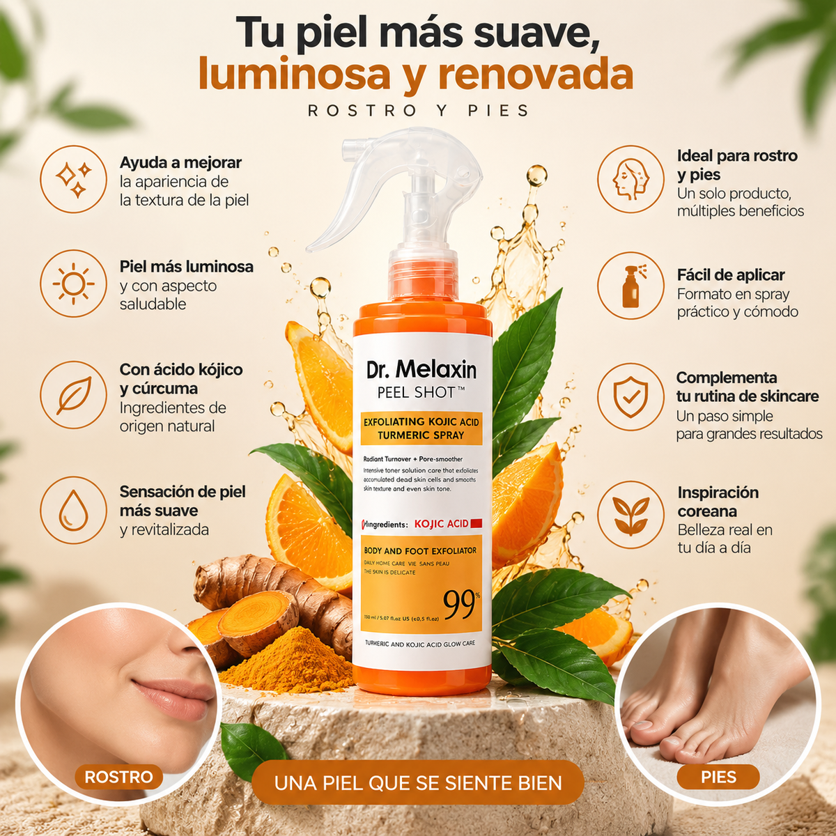 Dr. Melaxin Peel Shot- Exfolia, suaviza y revitaliza tu piel. ✨