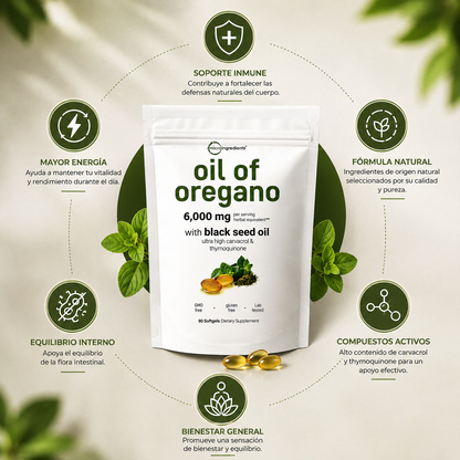 Oil Of Oregan Soft Gel- Bienestar natural diario 🌿