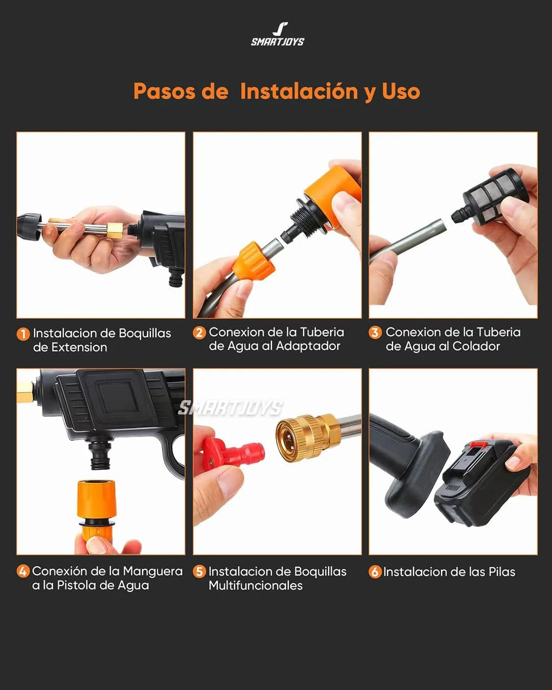 Hidrolavadora Inalámbrica -Limpia donde quieras 🚗