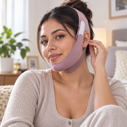 Banda para la papada- Un momento para ti y tu cuidado facial 💗